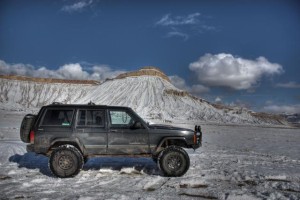 Snow on Mount Garfield
