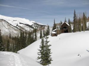 Snowshoeing the Red Mountain Mining Area