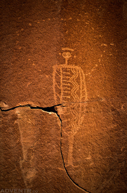 Barrier Canyon Style Petroglyph