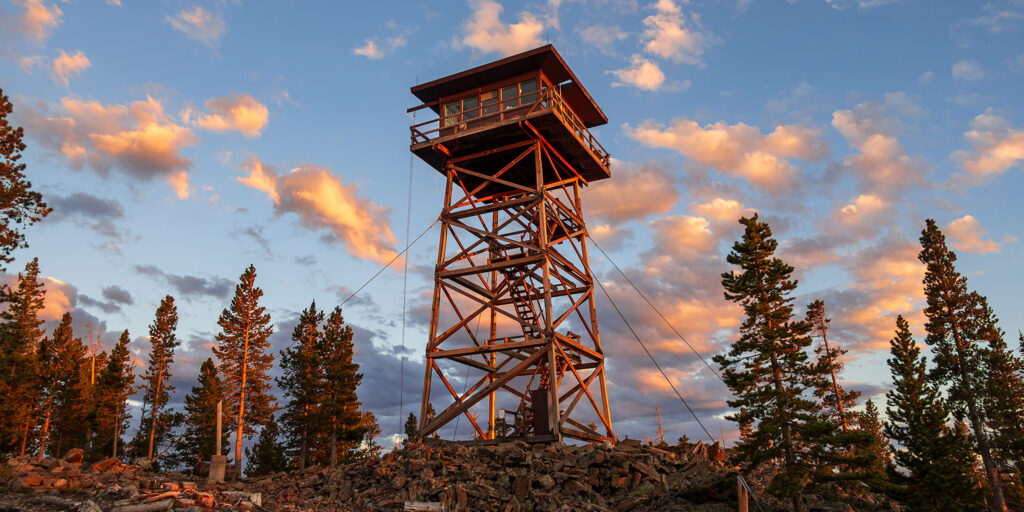 Spruce Mountain Fire Lookout Tower // ADVENTR.co