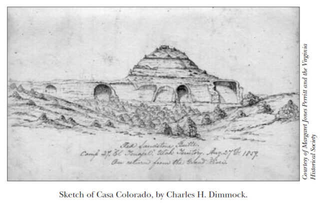 Sketch of Casa Colorado