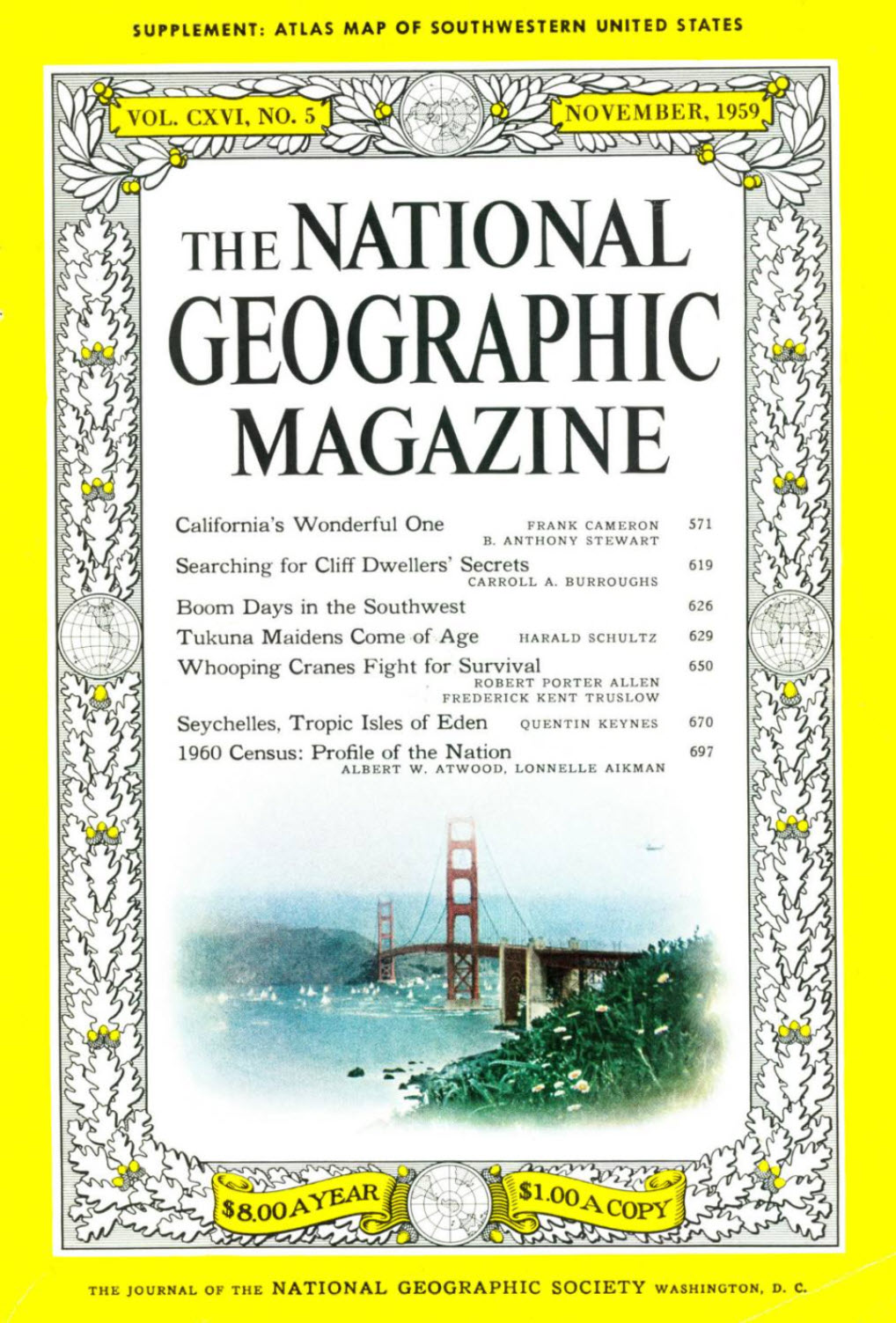 National Geographic, November 1959