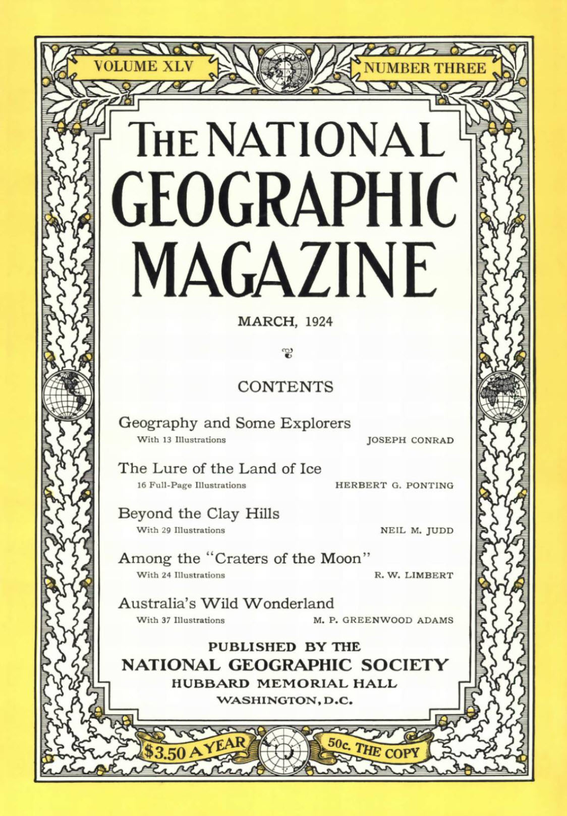 National Geographic, March 1924