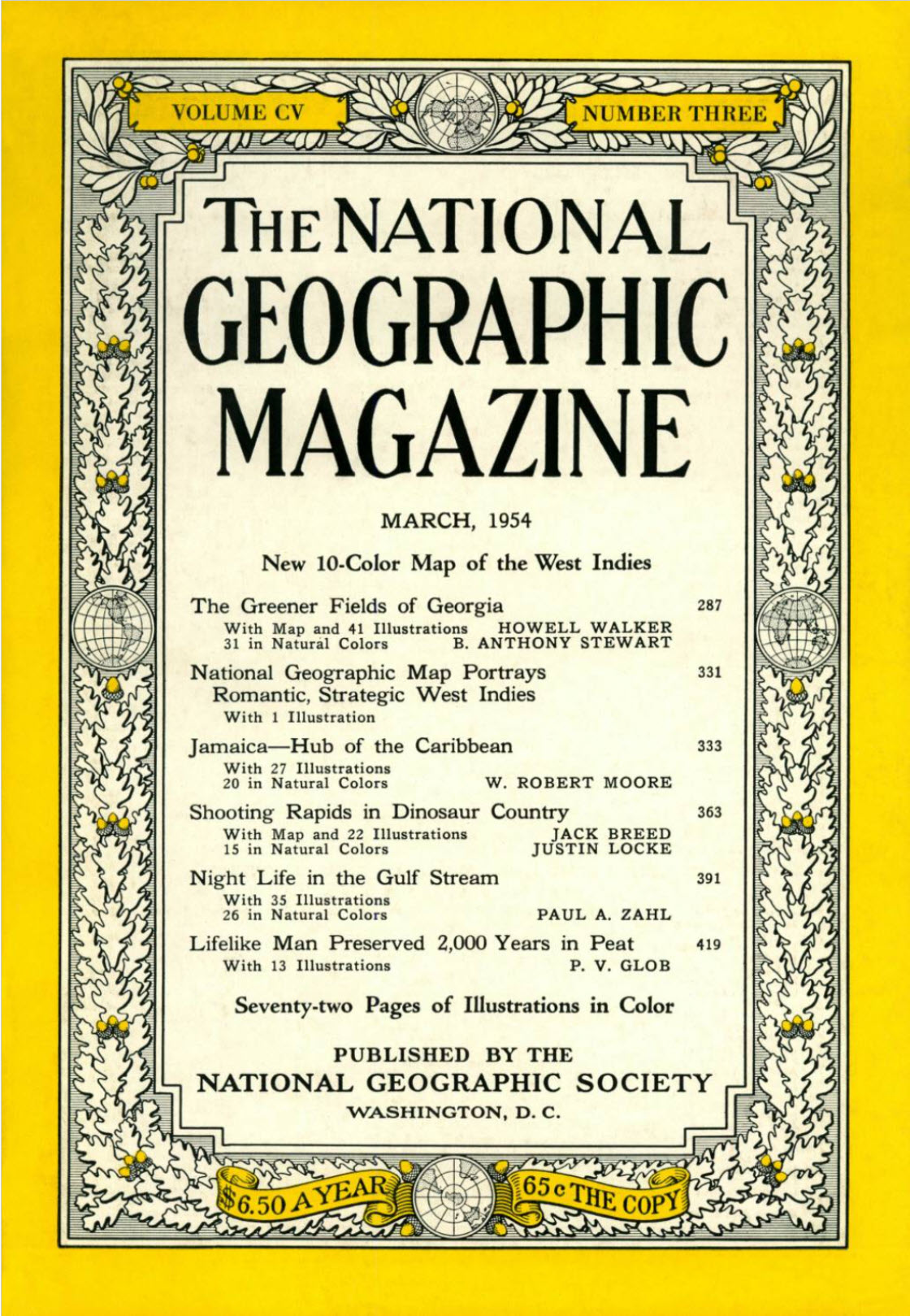 National Geographic, March 1954