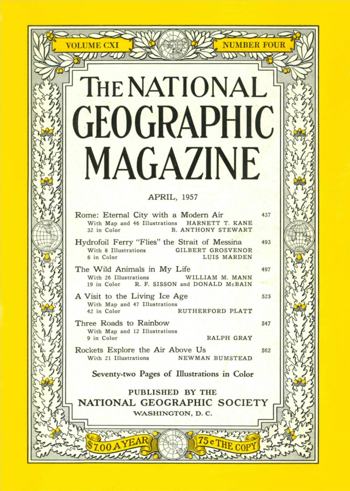 National Geographic, April 1957