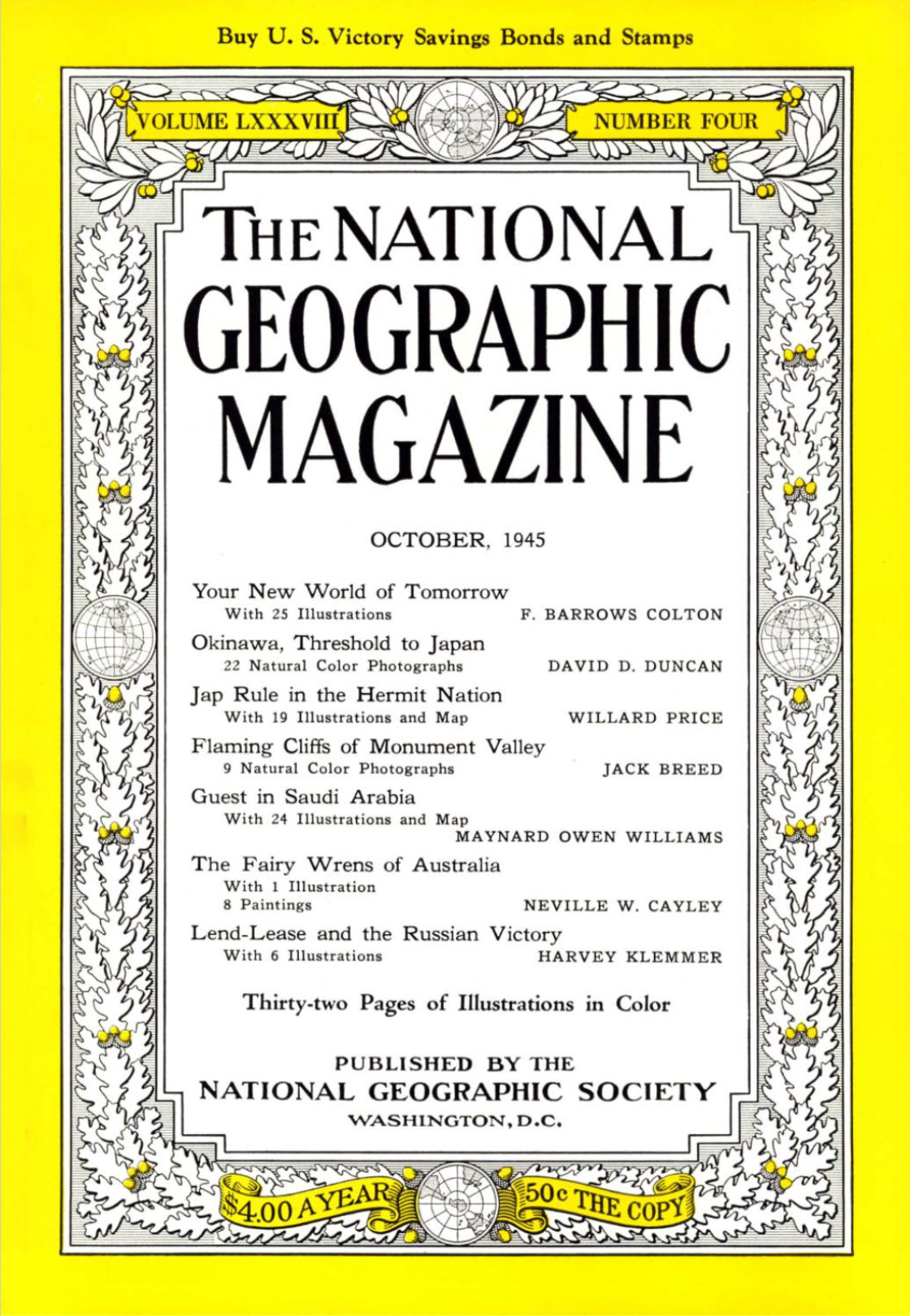 National Geographic, October 1945