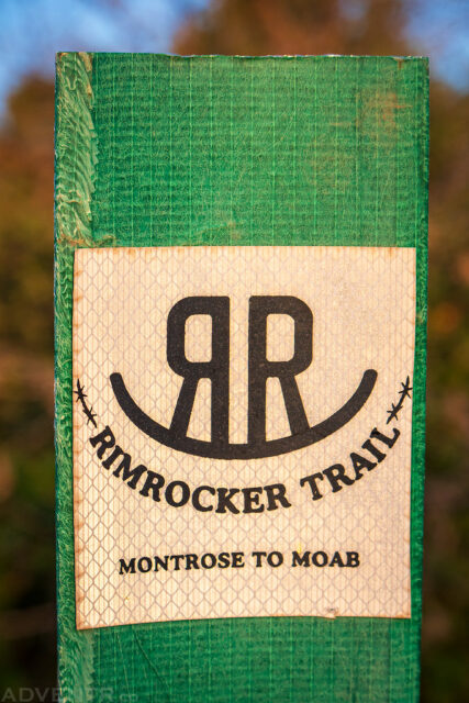 Rimrocker Trail Marker