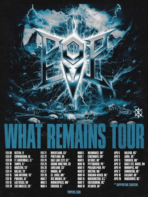 Pop Evil: What Remains Tour 2026