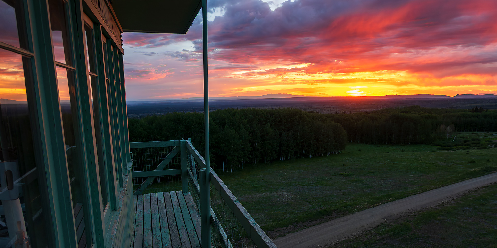 La Plata Mountains and the Jersey Jim Fire Lookout