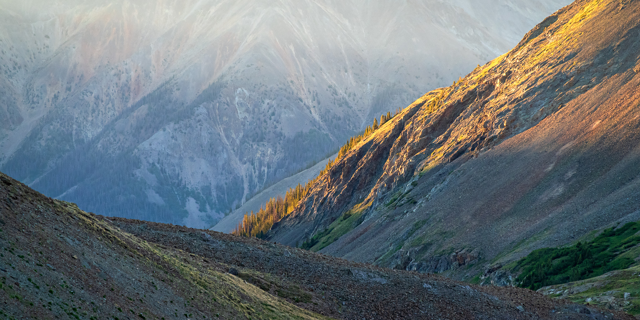 Cleveland Gulch: Cinnamon Pass to Schafer Basin