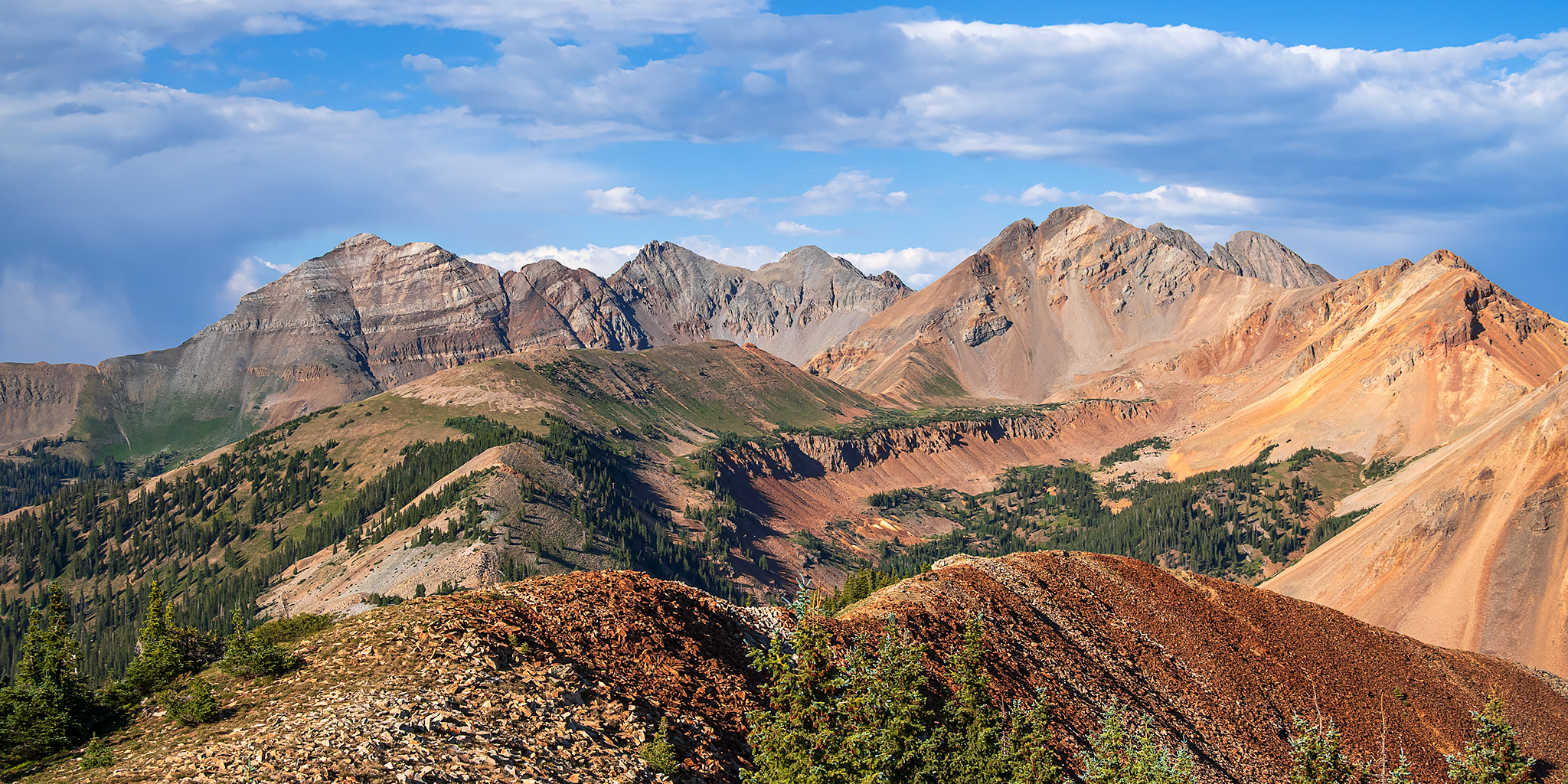 Mancos Valley: Helmet Peak to The Knife Edge