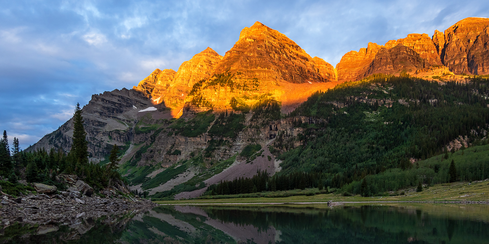 West Maroon Creek: Maroon Lake & Crater Lake