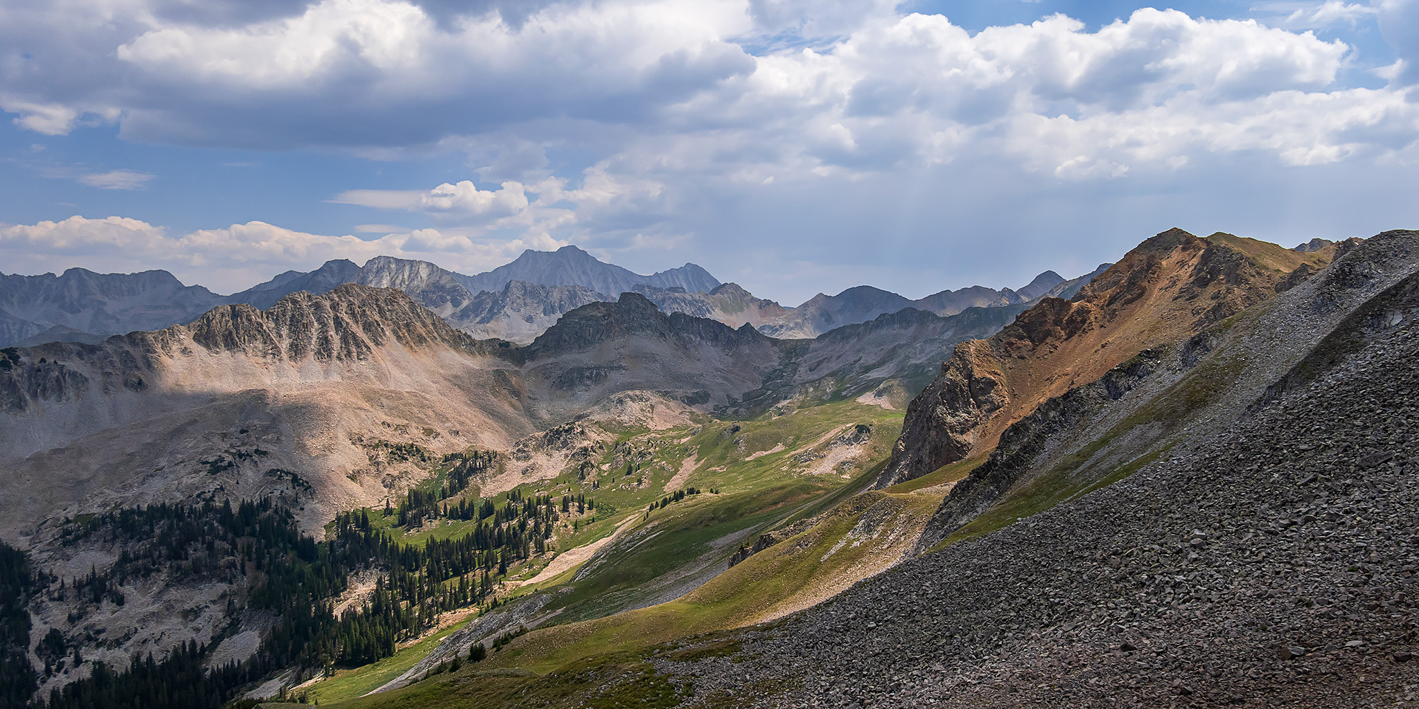 Buckskin Basin: North Lost Trail to Avalanche Pass
